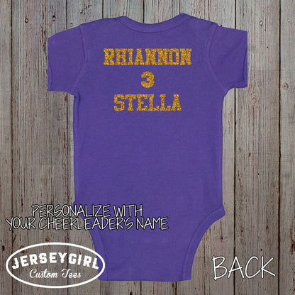 little sister biggest fan cheer shirt