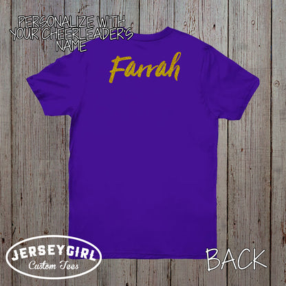 custom cheer stepdad shirt