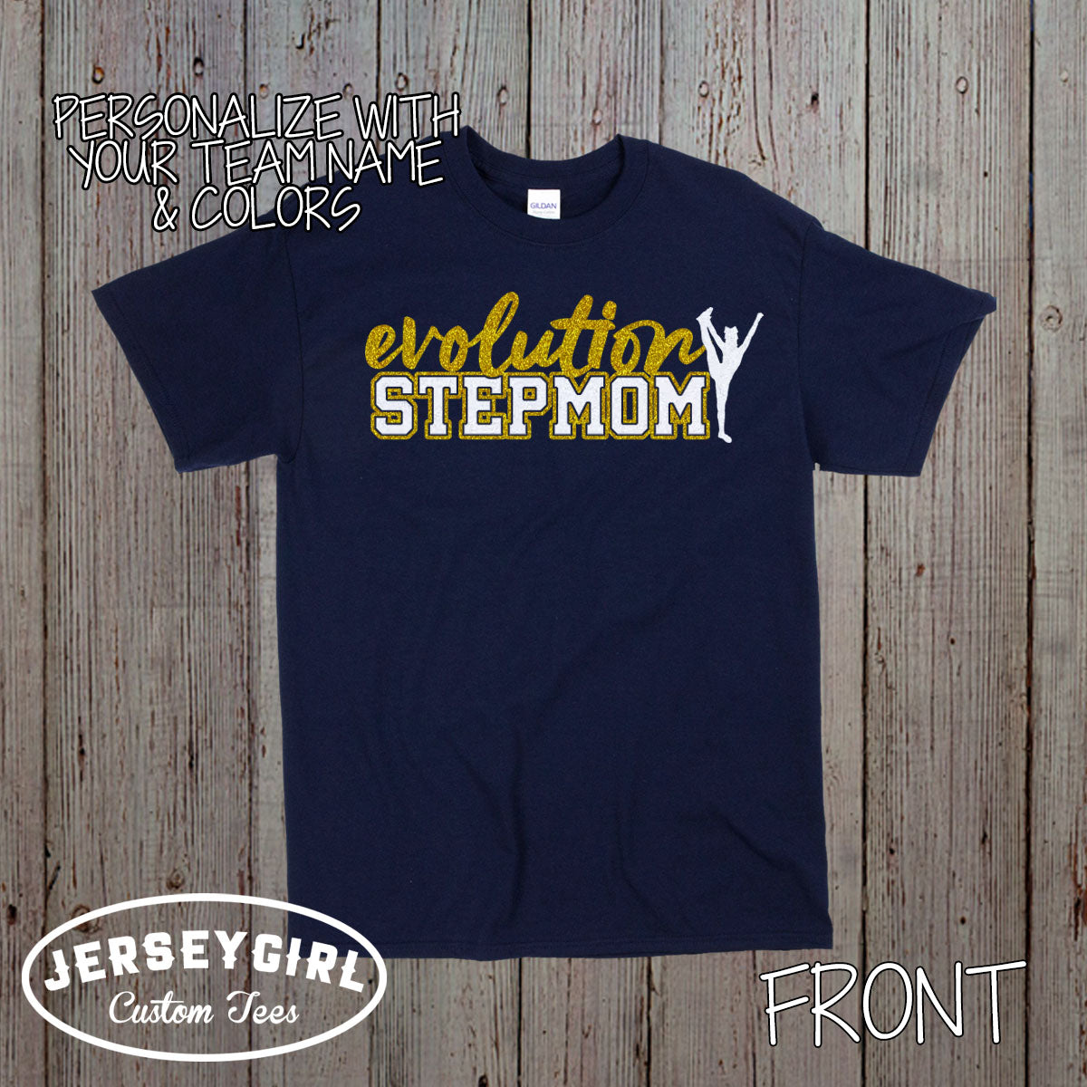 custom cheer stepmom shirt