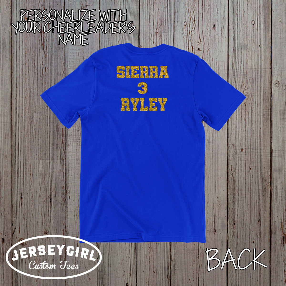 personalized cheerleading dad shirt