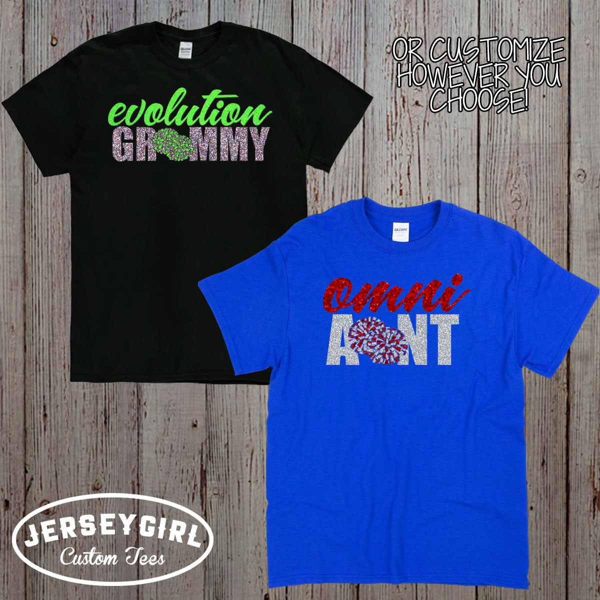 personalized cheerleading mom shirt