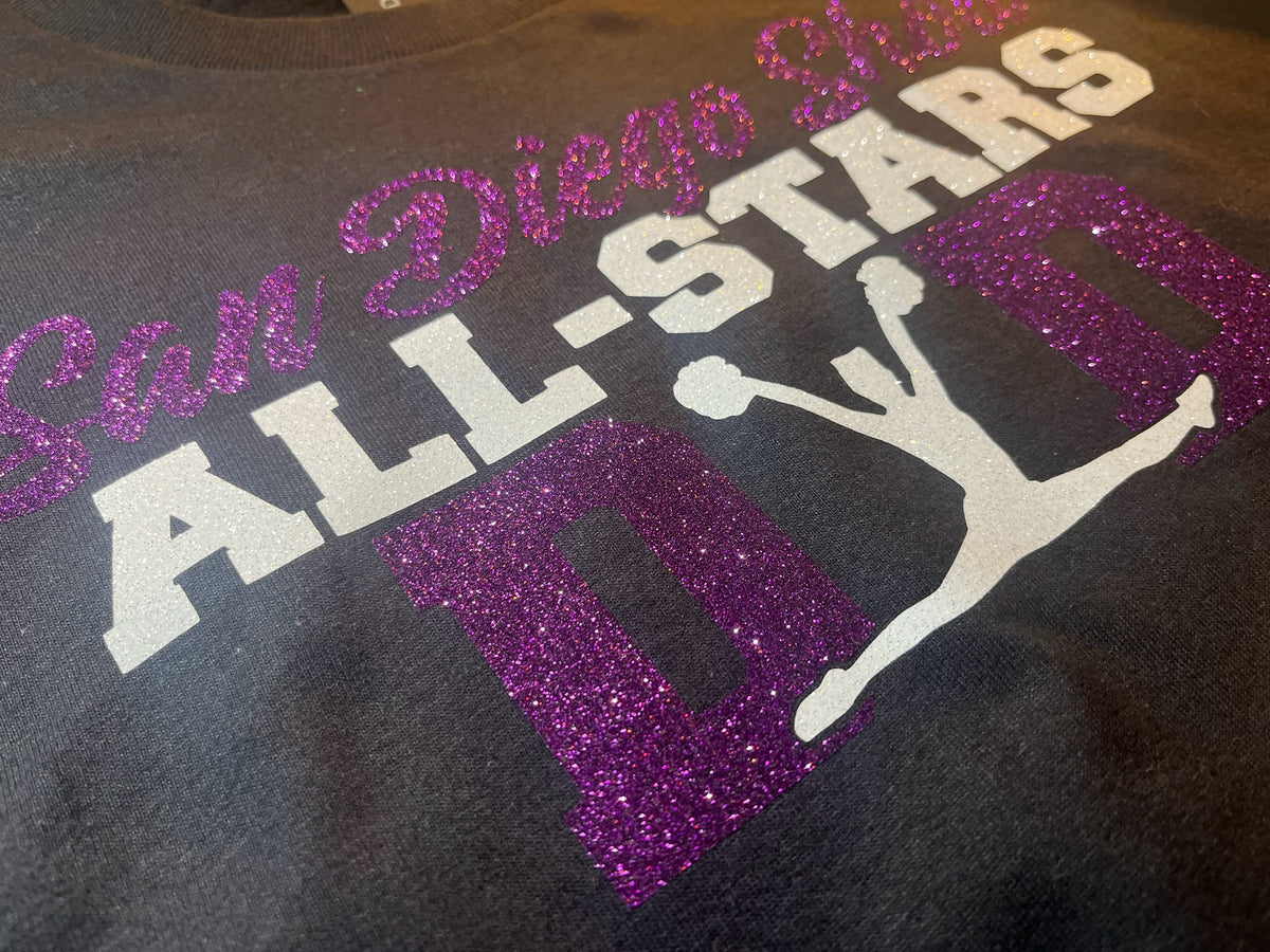 custom cheerleading dad shirt