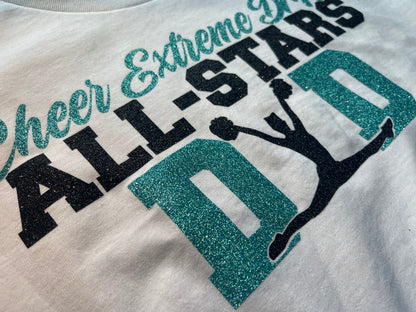 custom cheerleading dad shirt