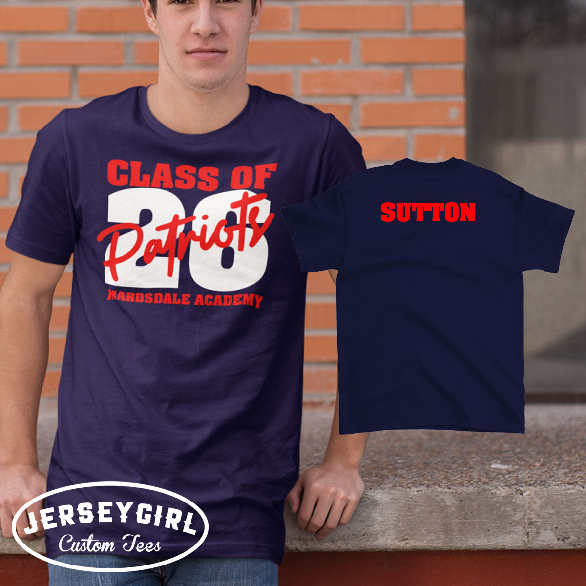 personalized Class of 2026 shirt