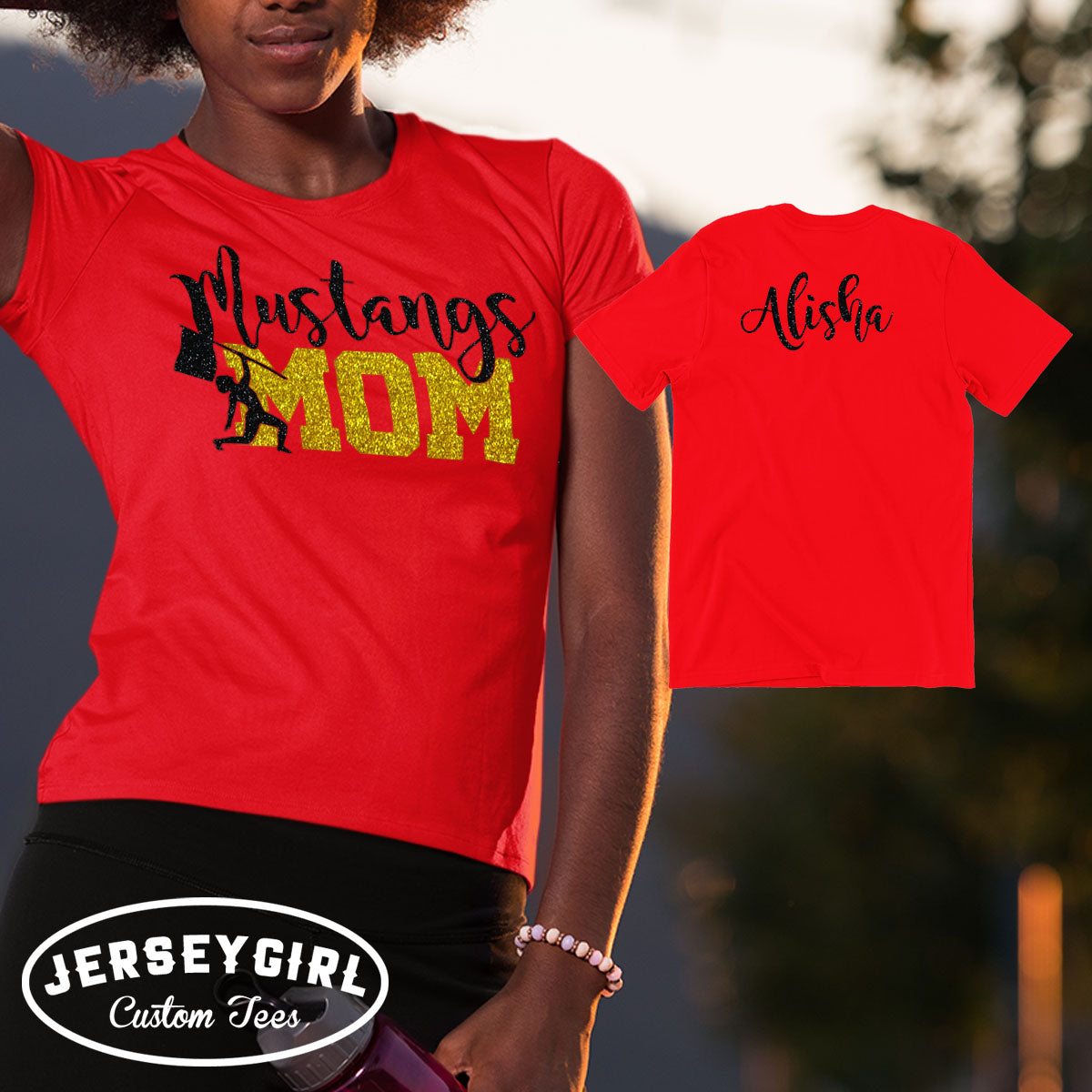 custom glitter color guard mom shirt