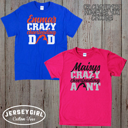 crazy cheer mom shirt