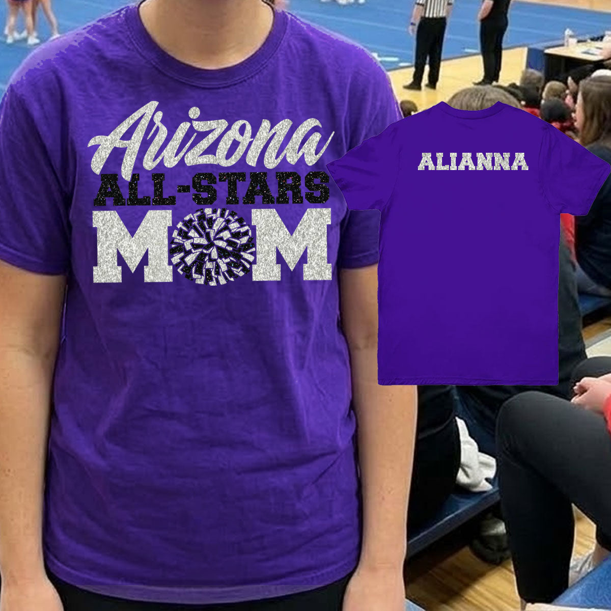 custom all-star cheer mom shirt