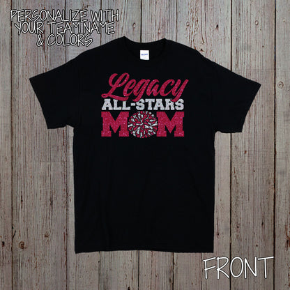 custom all-star cheer mom shirt