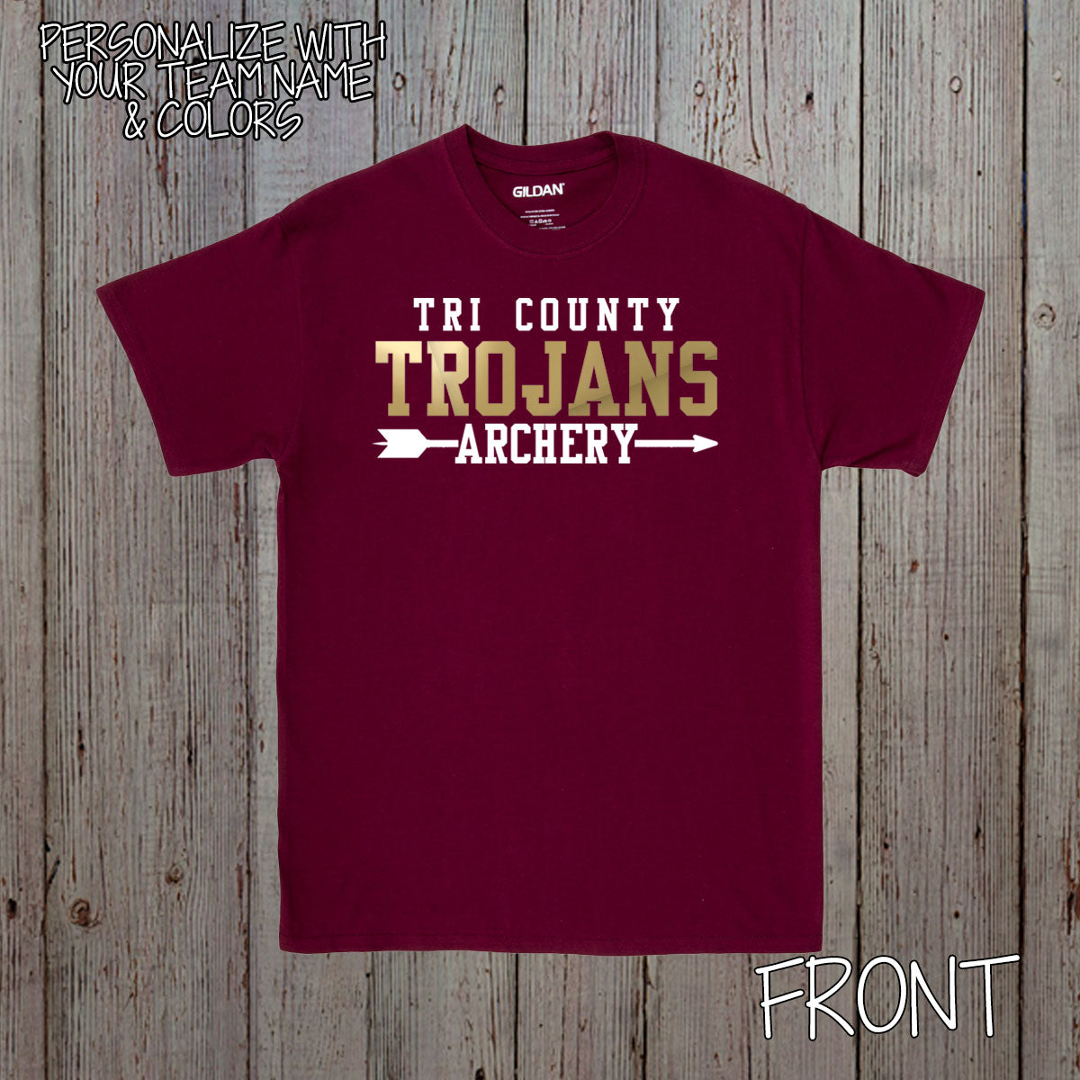 custom archery team shirts