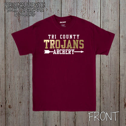 custom archery team shirts