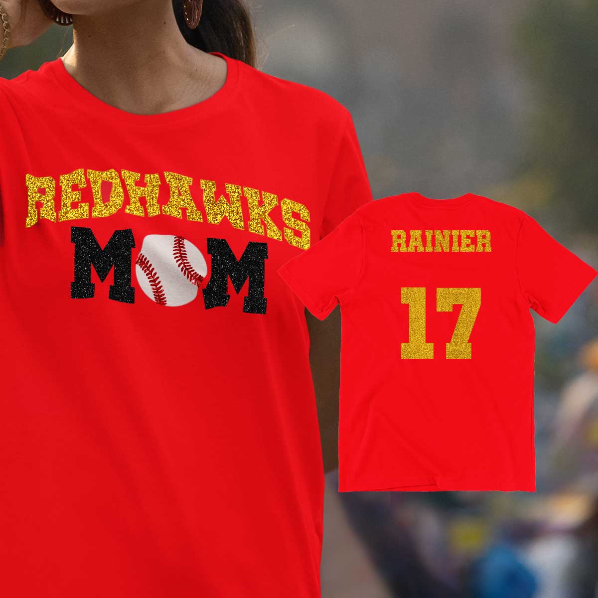 baseball mom shirt with team name