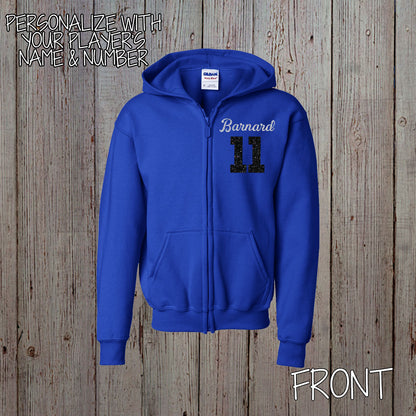 custom baseball mom zip up hoodie