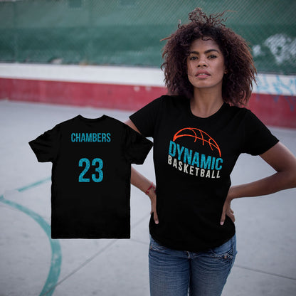 custom glitter basketball shirt