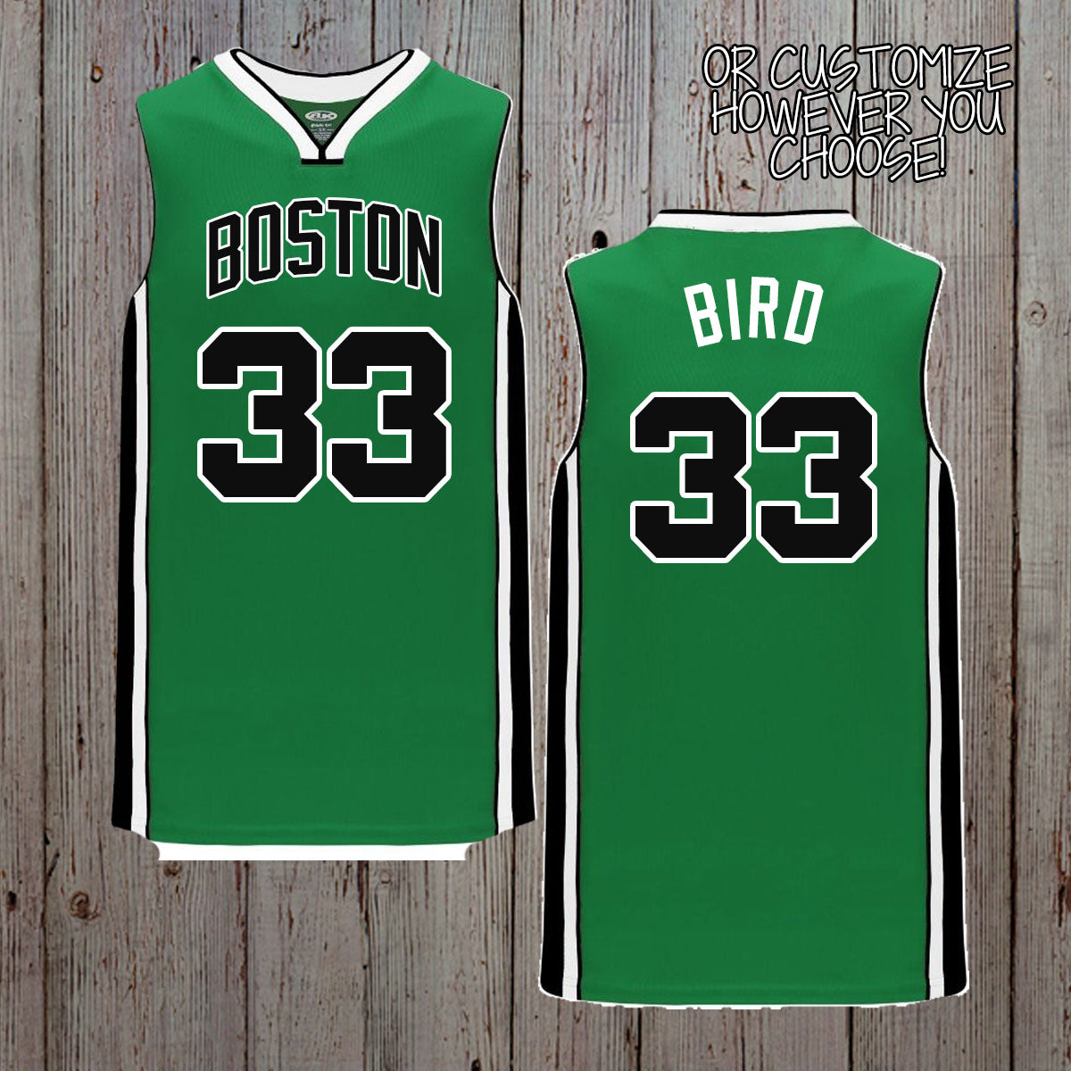 custom Boston basketball jersey
