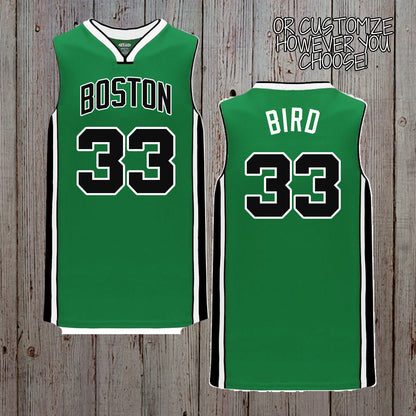 custom Boston basketball jersey