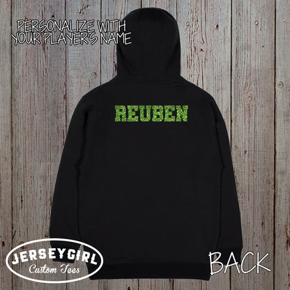 glitter bowling mom hoodie