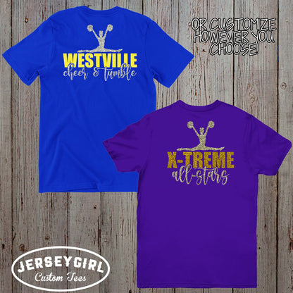 custom cheerleading coach shirts