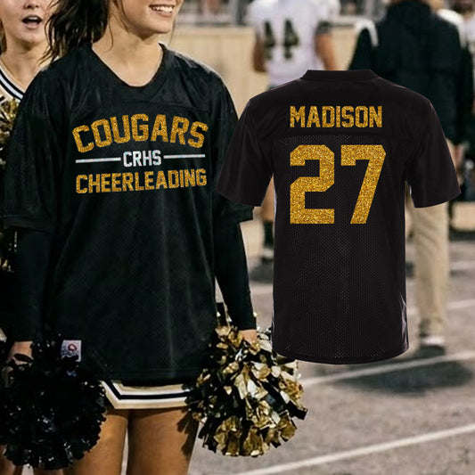 custom cheer football jersey