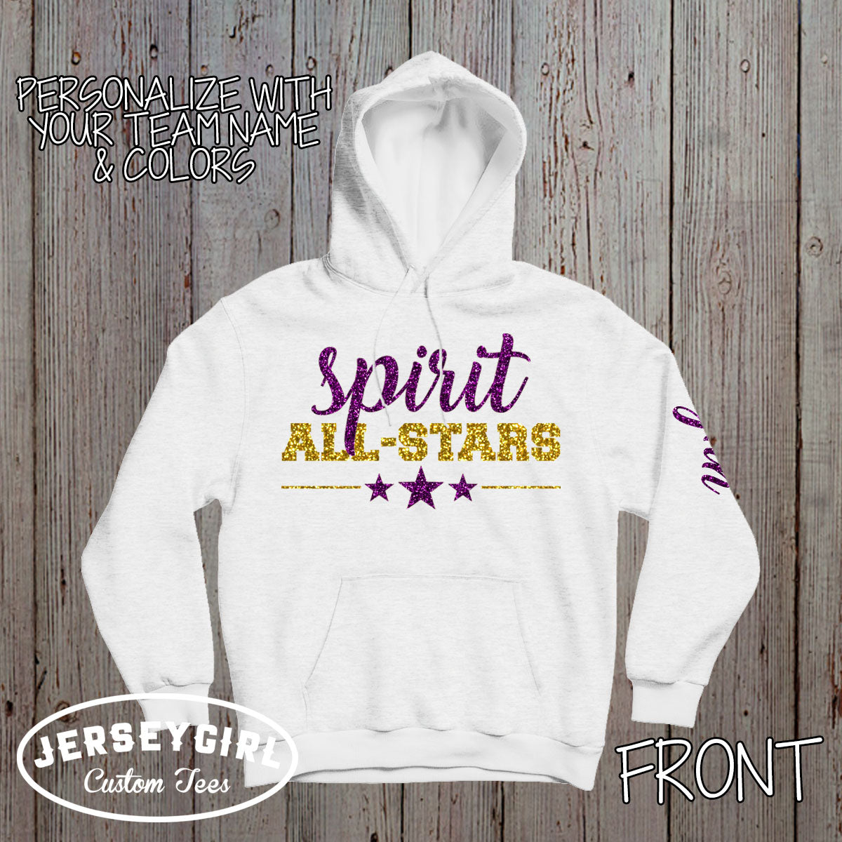 custom all-star cheer sweatshirt