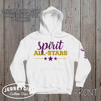 custom all-star cheer sweatshirt