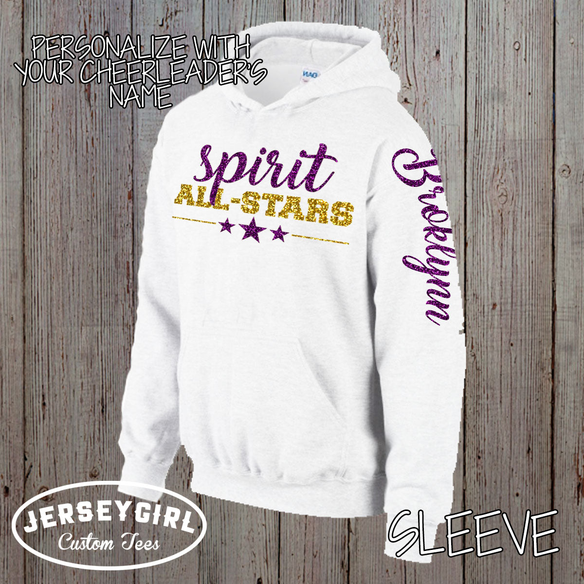 custom all-star cheer sweatshirt
