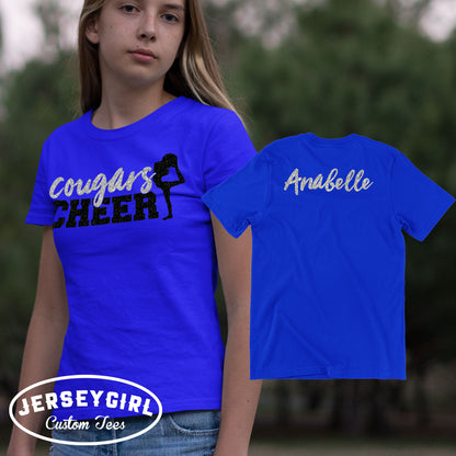 Custom Glitter Cheer Shirts