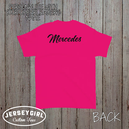 Custom Glitter Cheer Shirt