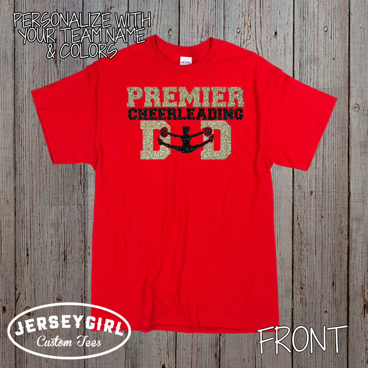 custom cheerleader dad shirt