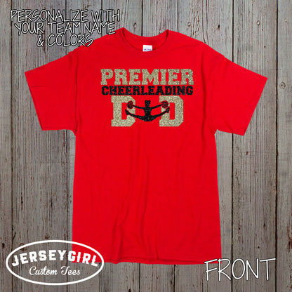 custom cheerleader dad shirt