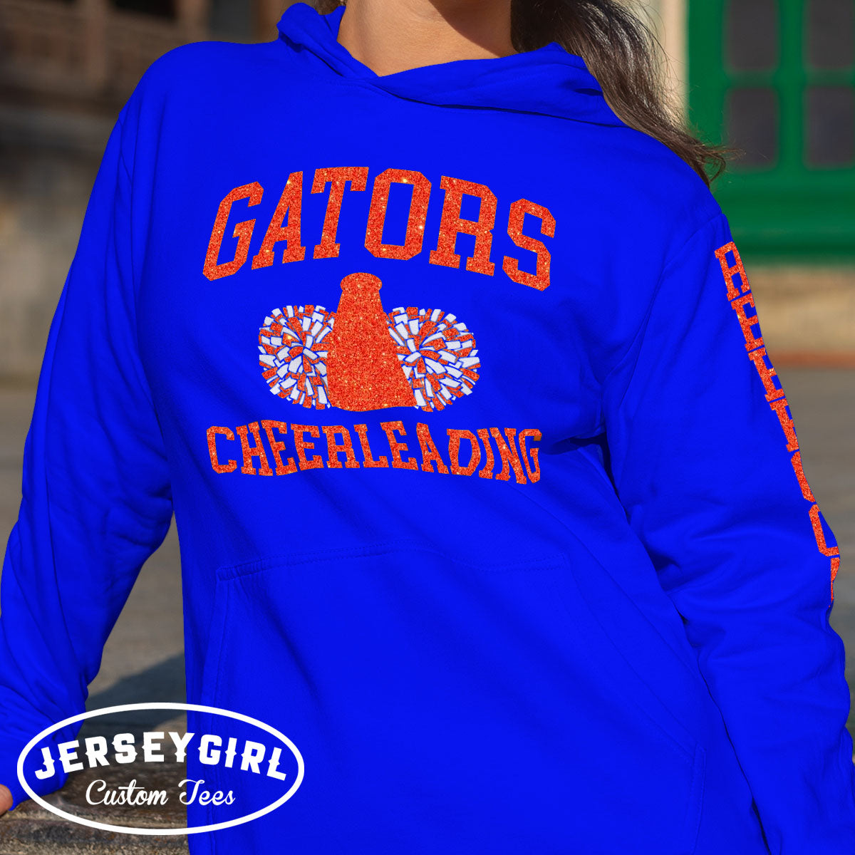 cheer megaphone sweatshirt