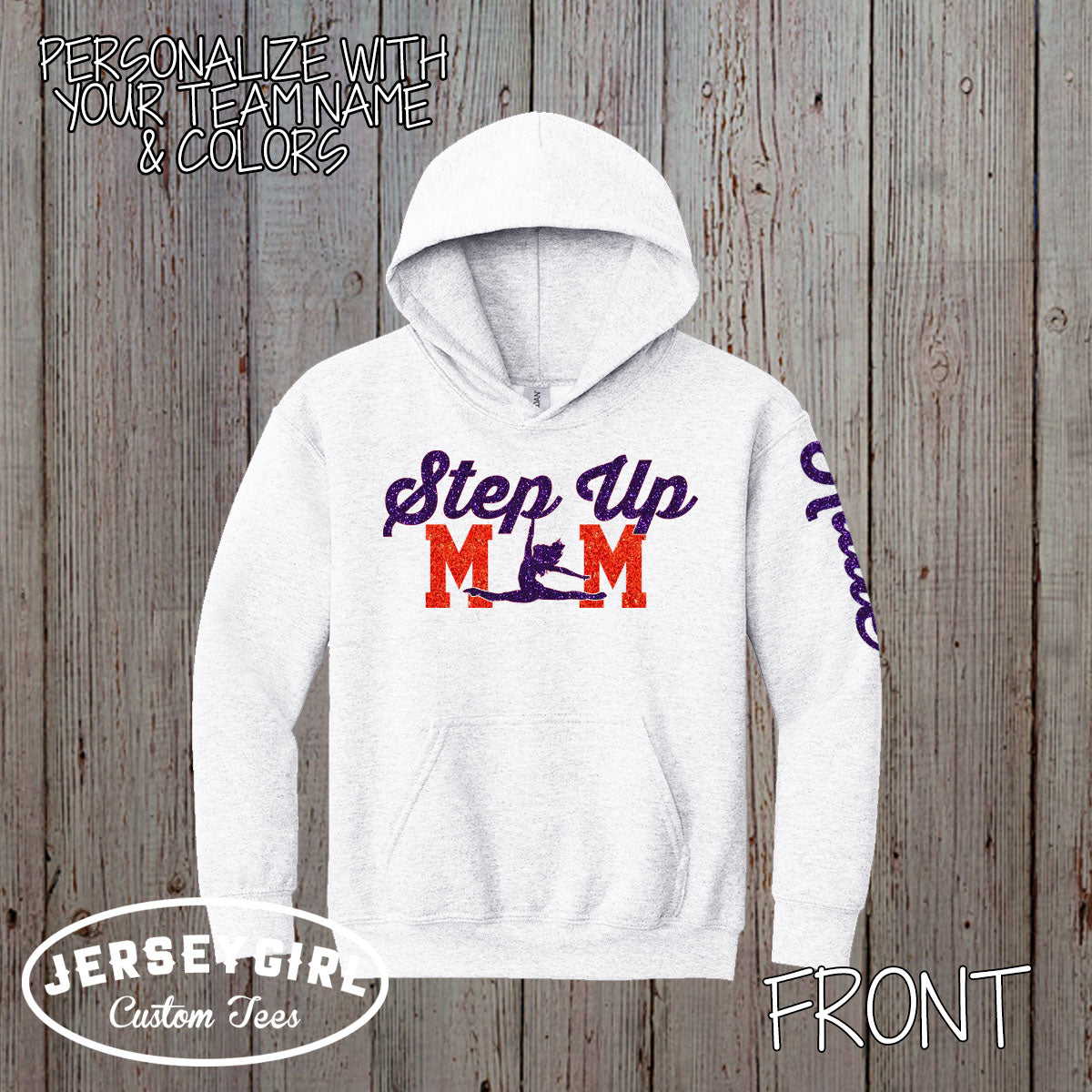 dance mom sweatshirt with dancer's name