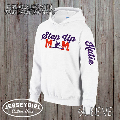 dance mom sweatshirt with dancer's name