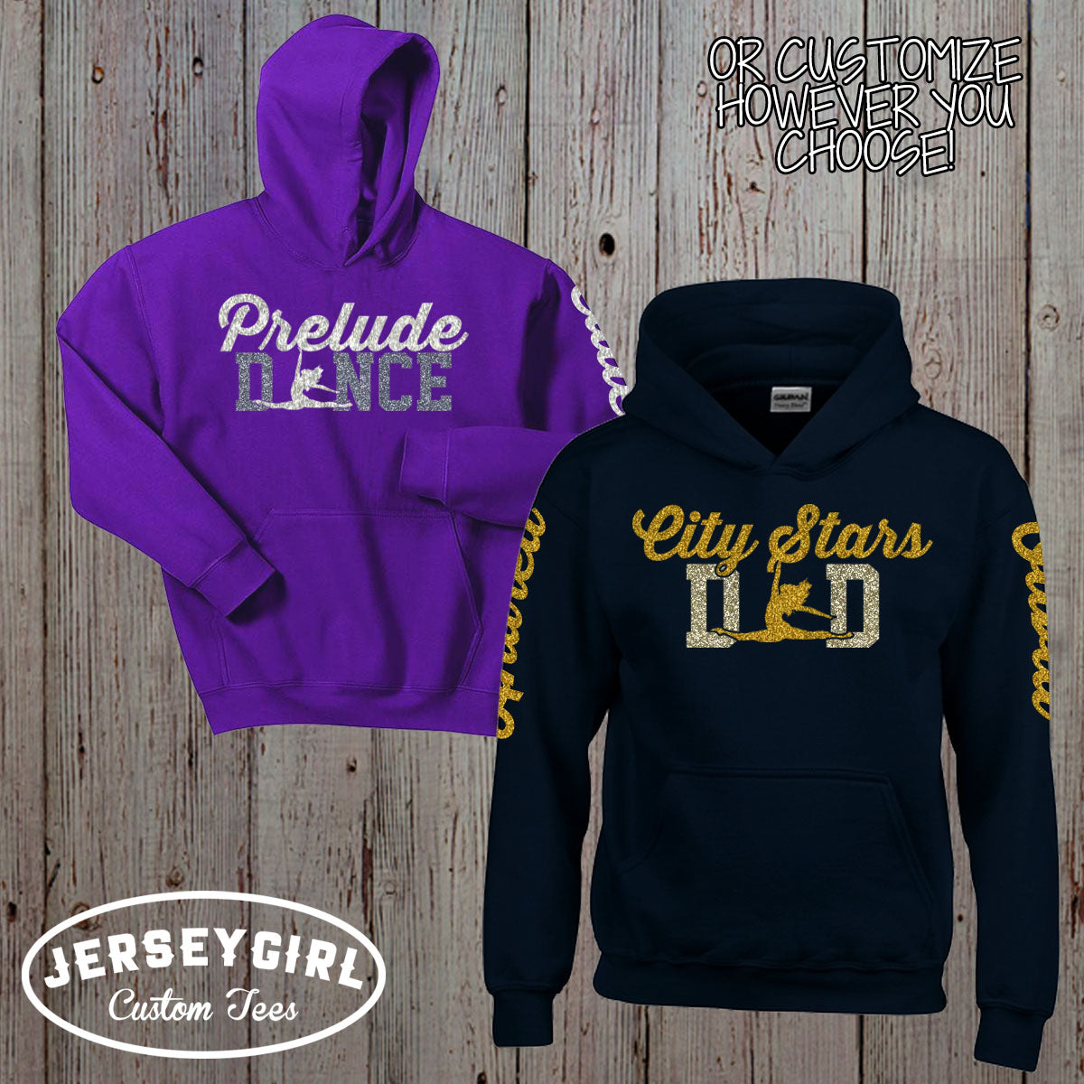 dance mom sweatshirt with dancer's name