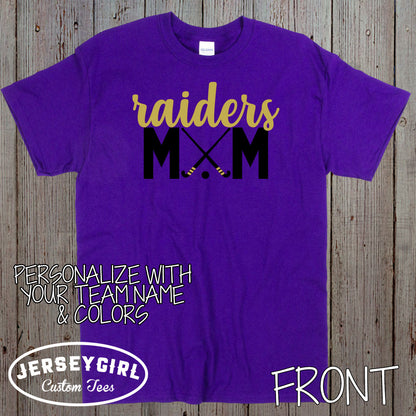 custom field hockey mom shirt