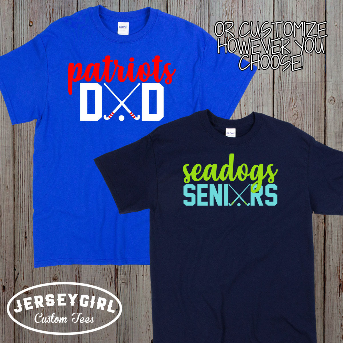 Custom Field Hockey Mom Shirt