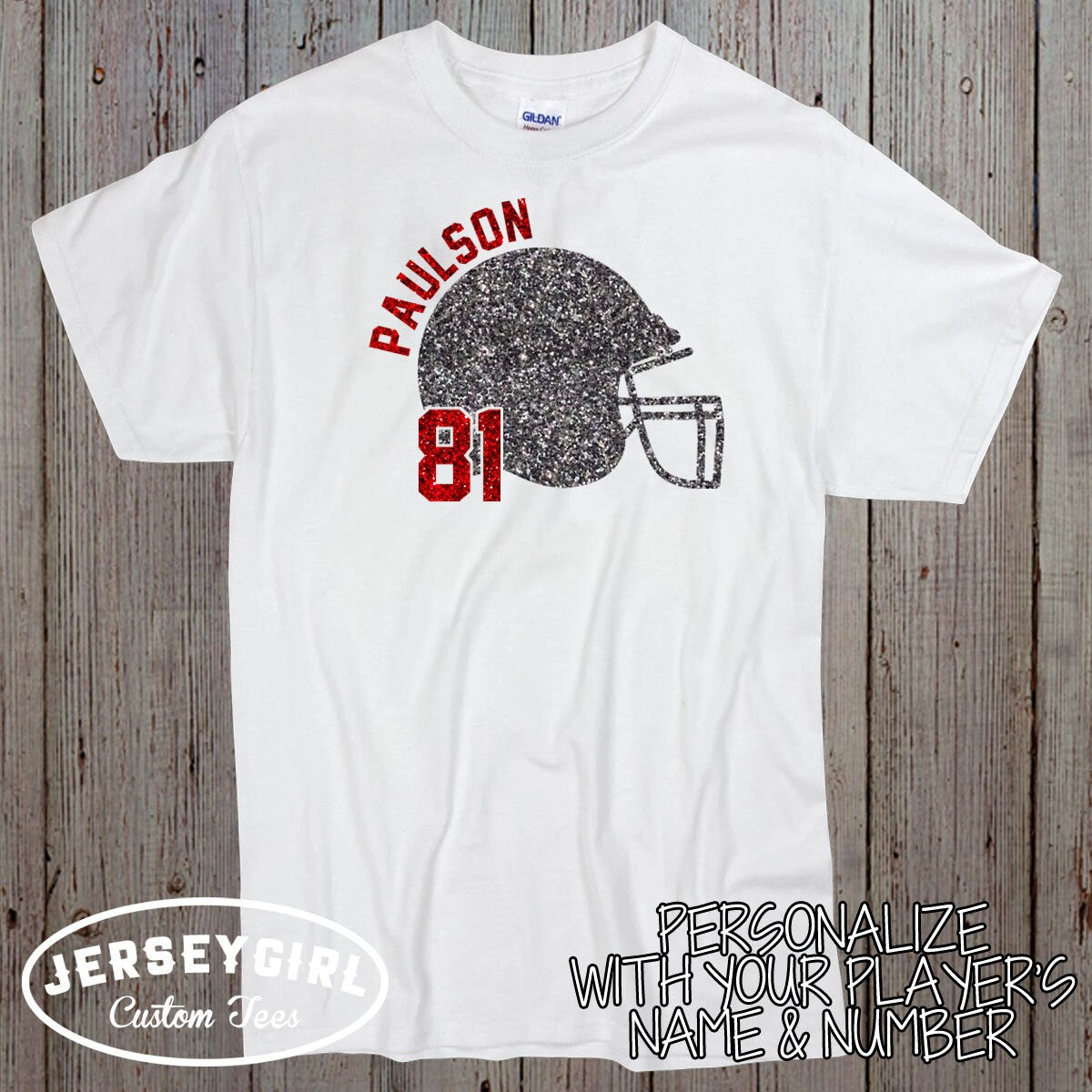 personalized football helmet shirt