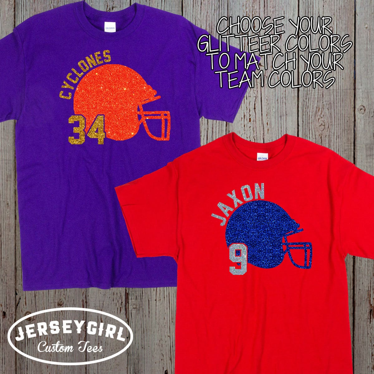 personalized football helmet shirt