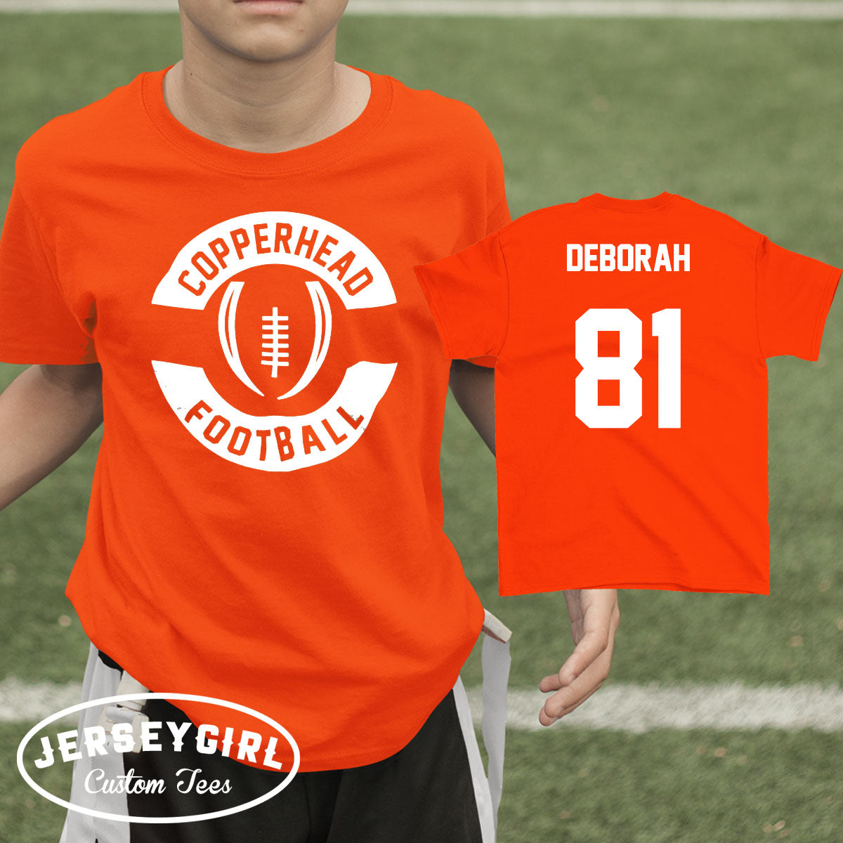 personalized football team shirt