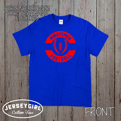 personalized football team shirt