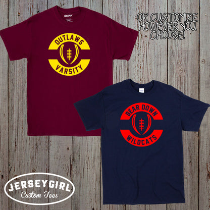 personalized football team shirt