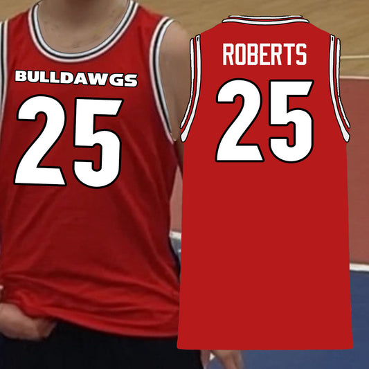 Custom Red & Black Basketball Jersey