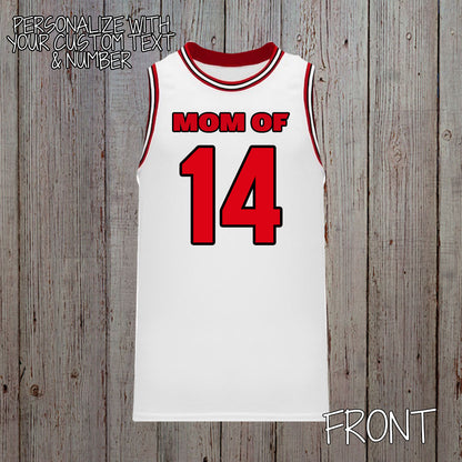 Custom Red & Black Basketball Jersey