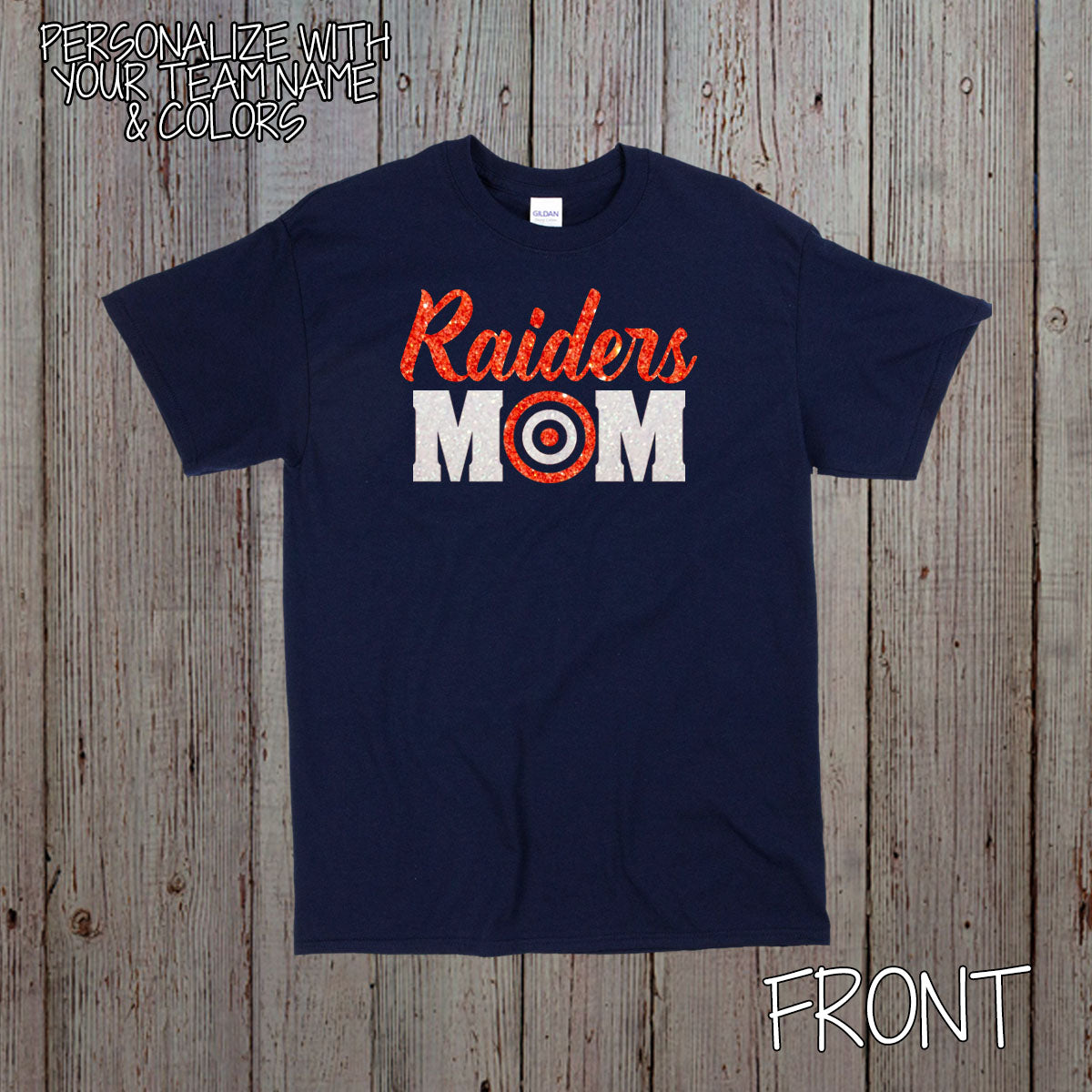 custom glitter archery mom shirt