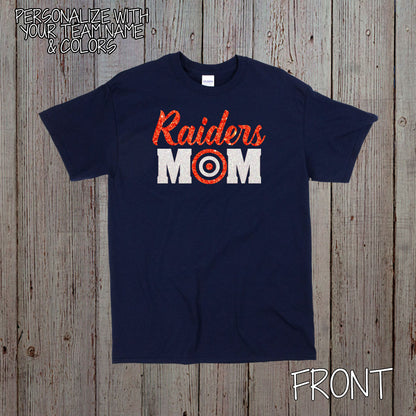 custom glitter archery mom shirt