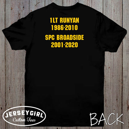 Custom Gold Star Flag Shirt