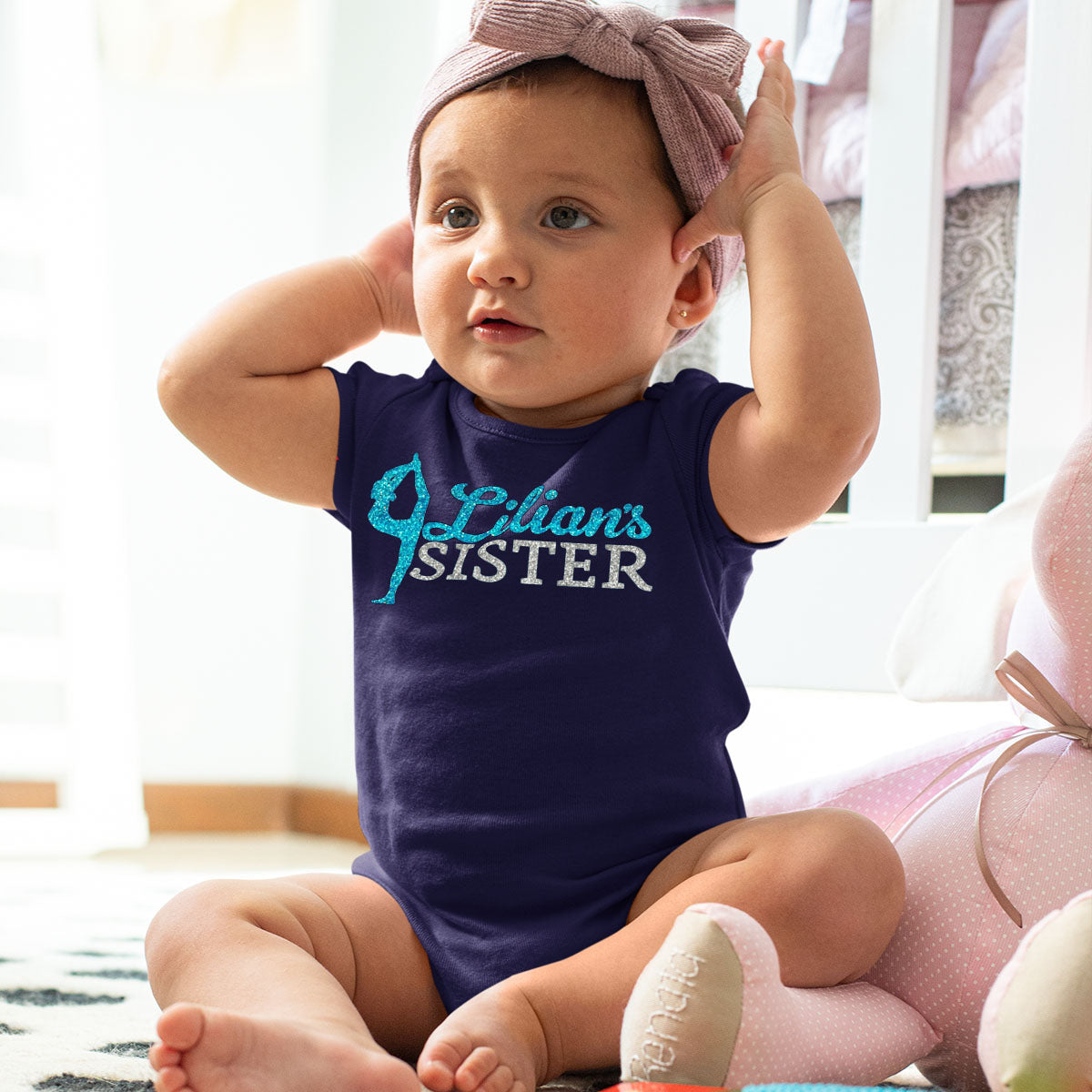 custom gymnastics sibling shirts