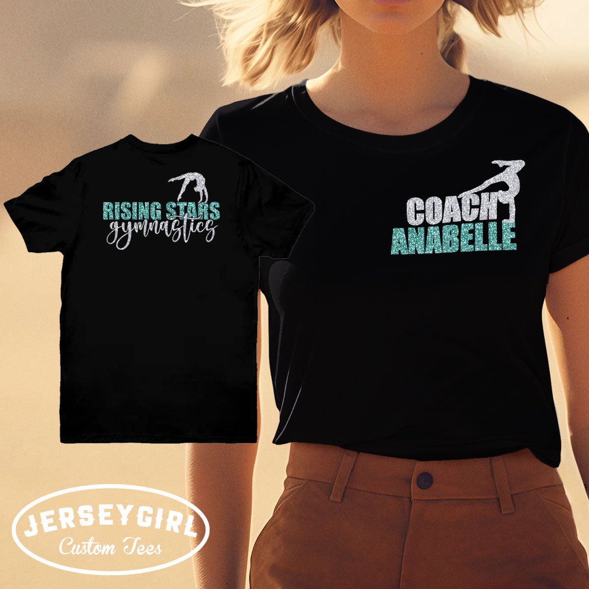 custom gymnastics coach shirt