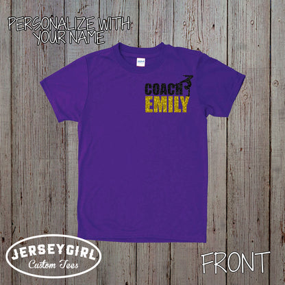custom gymnastics coach shirt