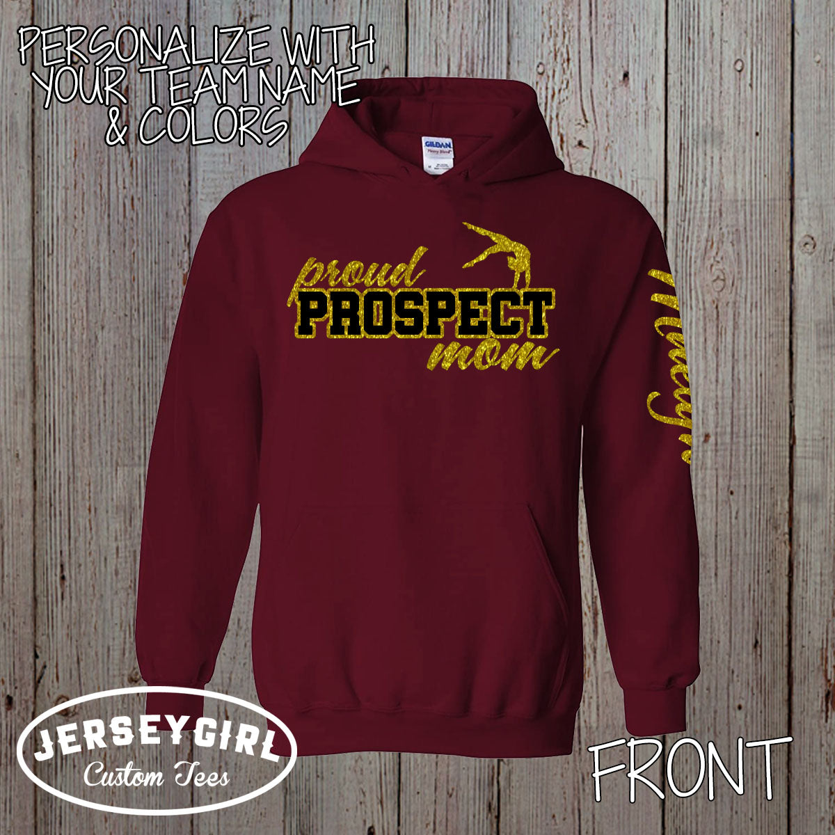 proud gymnastics mom sweatshirt