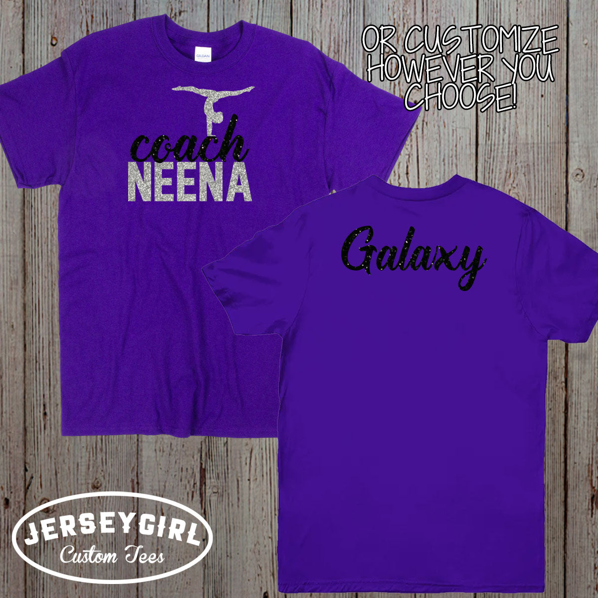 custom gymnastics shirt with name